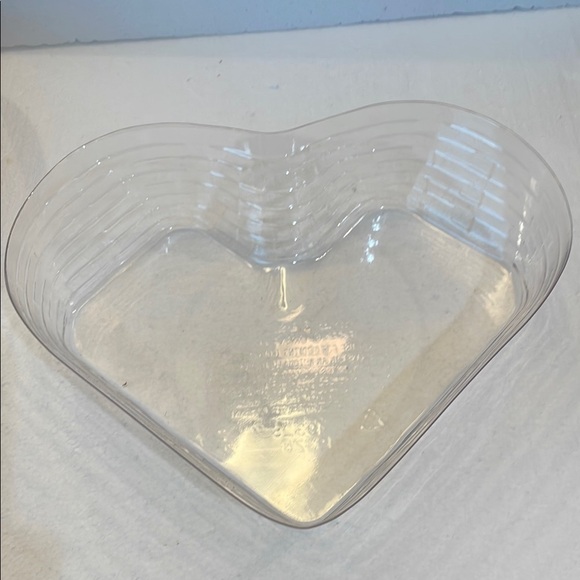 Longaberger 1999 love letters sweetheart Heart Basket liner protector lid XL - Picture 4 of 16